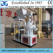 Yugong Brand Vertical Ring Die Pellet Maker Machine with Auto Lubrication System